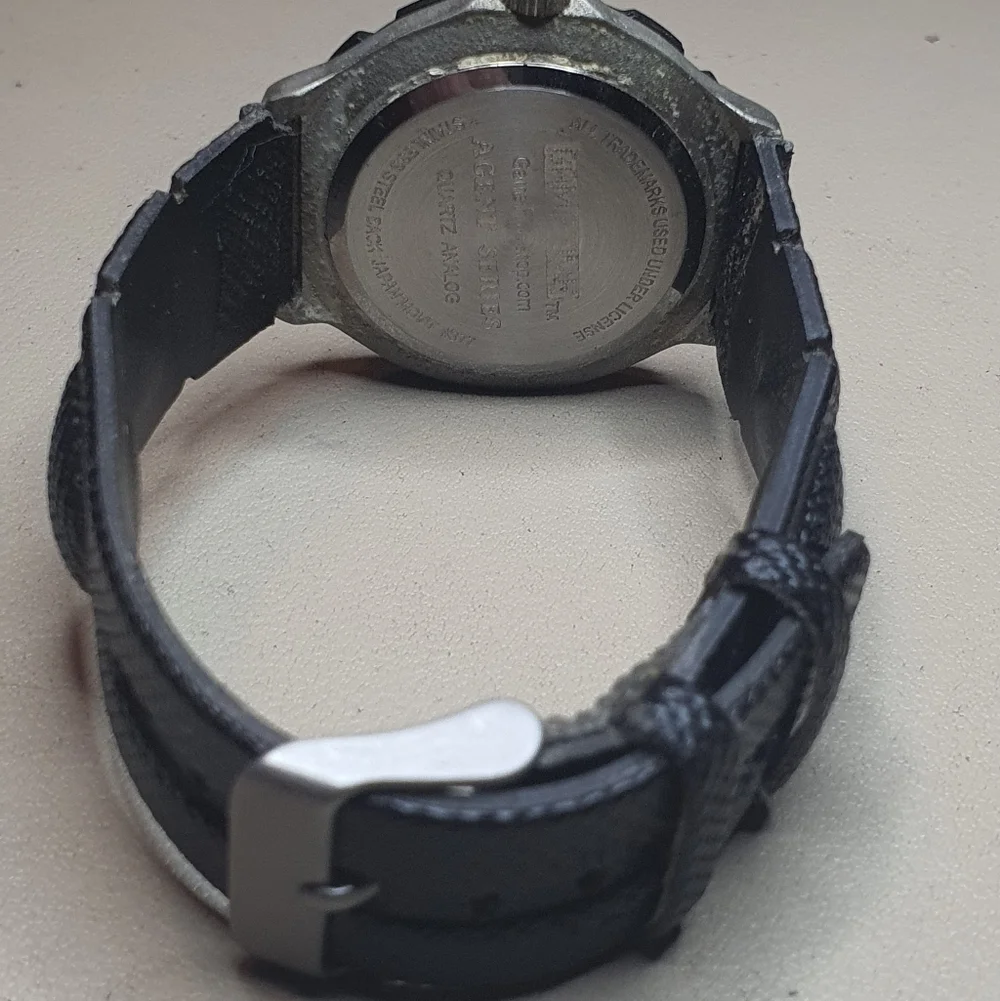 10/$20 Game Time Agent Series Arkansas Razorbacks Silver/Black/Red Men's Watch